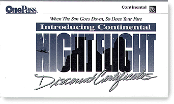 Night Flight Discount Certificates